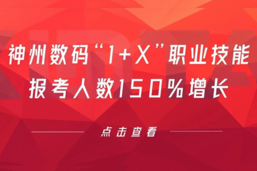 行业实践丨用新技能武装自己！J9国际站数码“1+X”职业技能报考人数150%增长